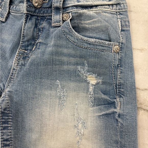 Miss Me NWOT Denim Shorts Never Worn Rhinestones - Picture 11 of 14